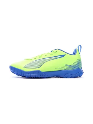 Chaussures de Foot Jaune Fluo Junior Puma Ultra 5 Play TT 1