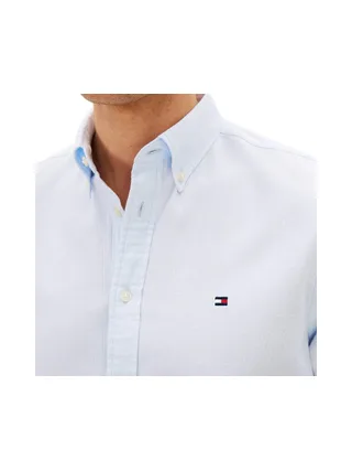 Chemise Bleu clair Homme Tommy Hilfiger Flex Dobby 2