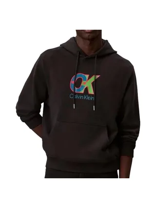 Sweat Noir Homme Calvin Klein Jeans Terrys 1