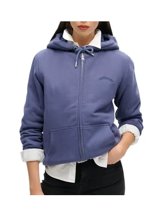 Sweat Zippé Marine Femme Superdry Borg 1