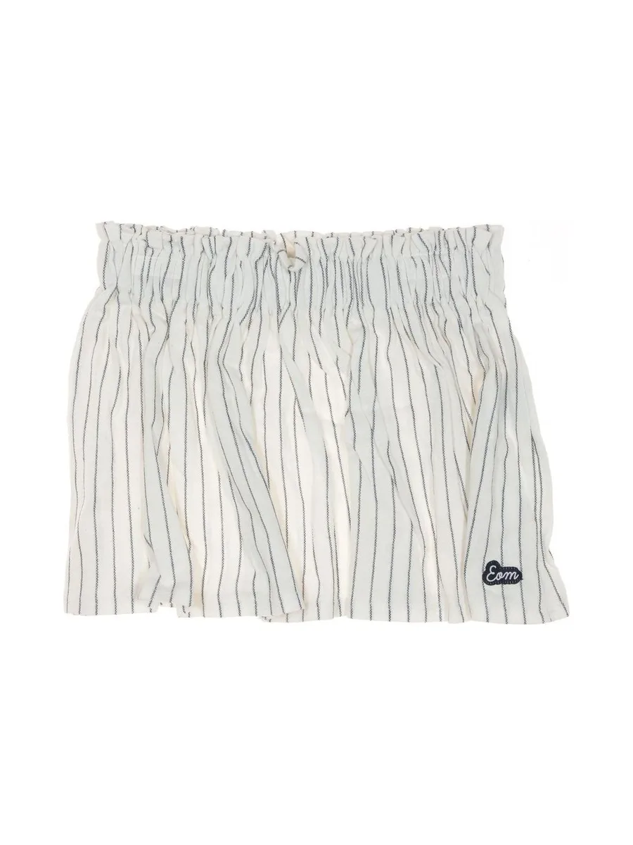 Jupe Beige à Rayures Fille EOM Relome 2