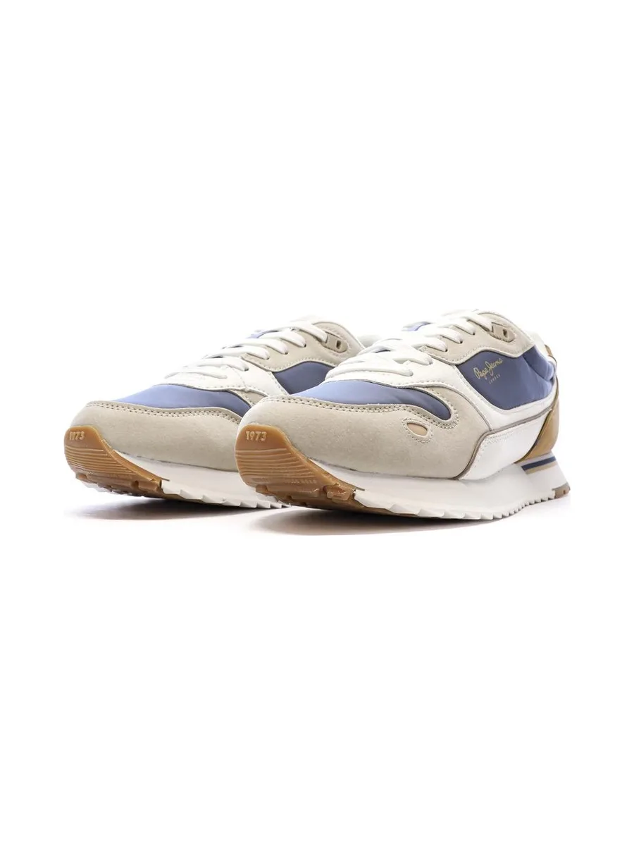 Baskets Bleu/Blanc Homme Pepe jeans Bexley Light Thames 7