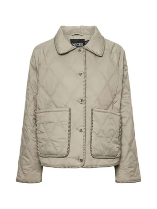 Veste Kaki Femme Pieces Naima 3
