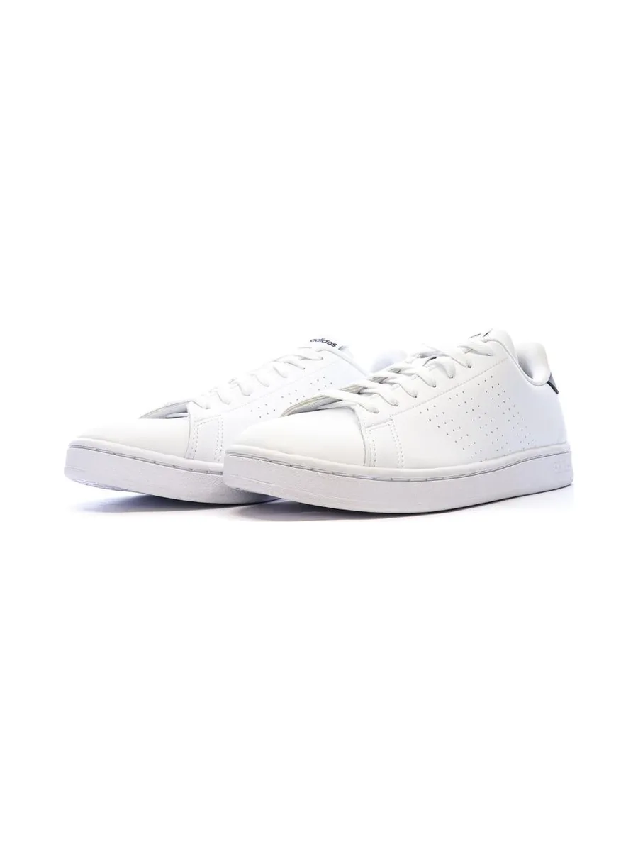 Baskets Blanches/Noires Homme Adidas Advantage 6