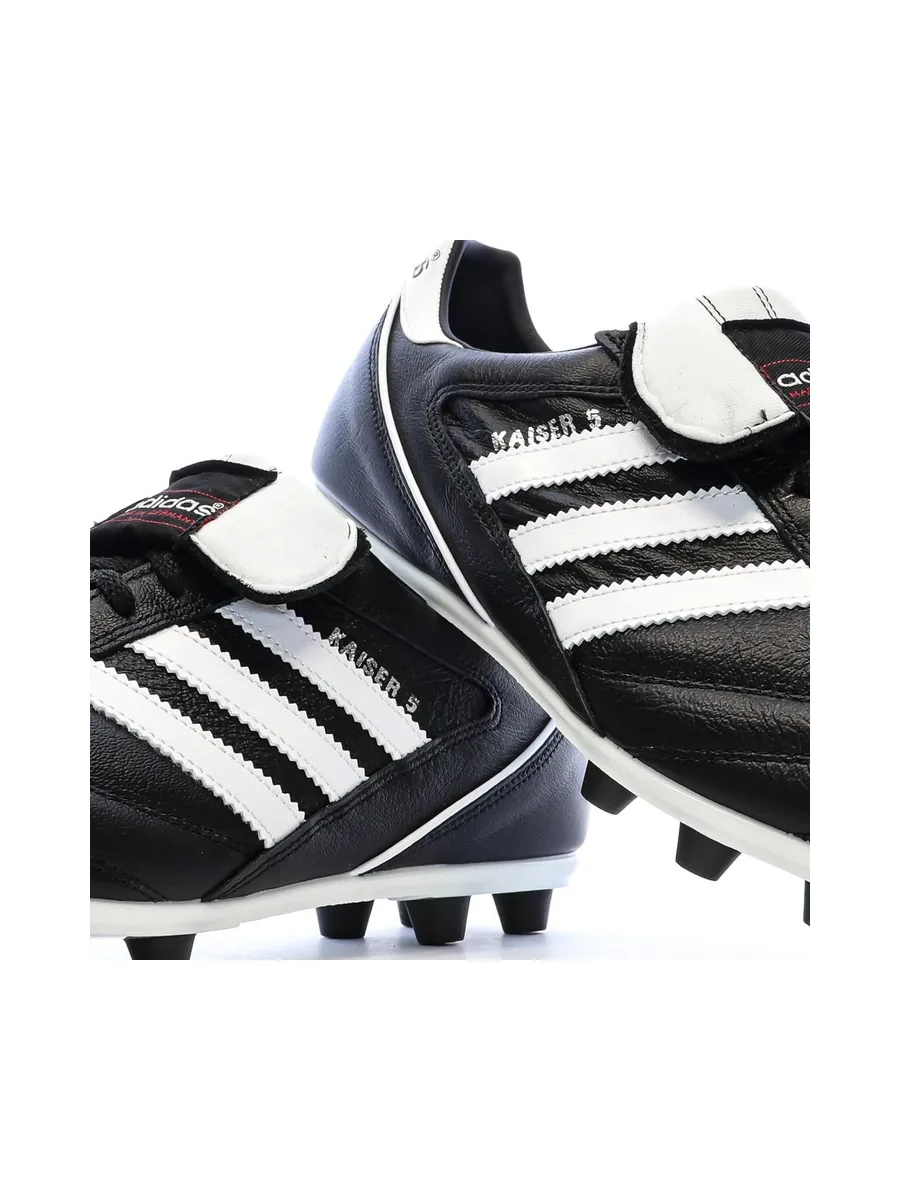Chaussures de Foot Noires Homme Adidas Kaiser 5 Liga 8