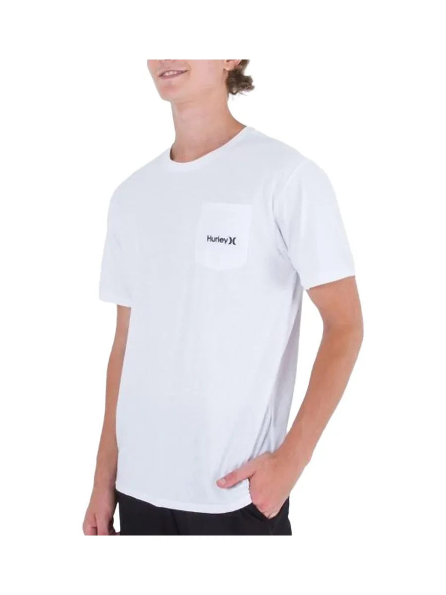 T-shirt Blanc Homme Hurley Oao 2