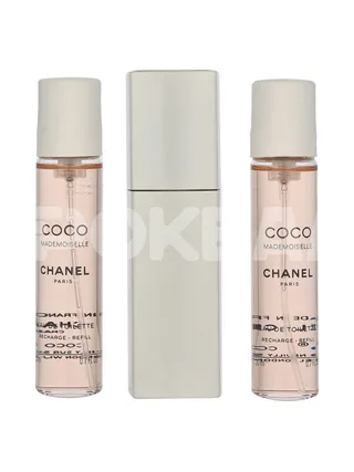 Chanel Coco Mademoiselle Giftset 60ml - 2x Edt Spray Refill 20Ml/1x Edt Spray 20Ml - Twist and Spray 2