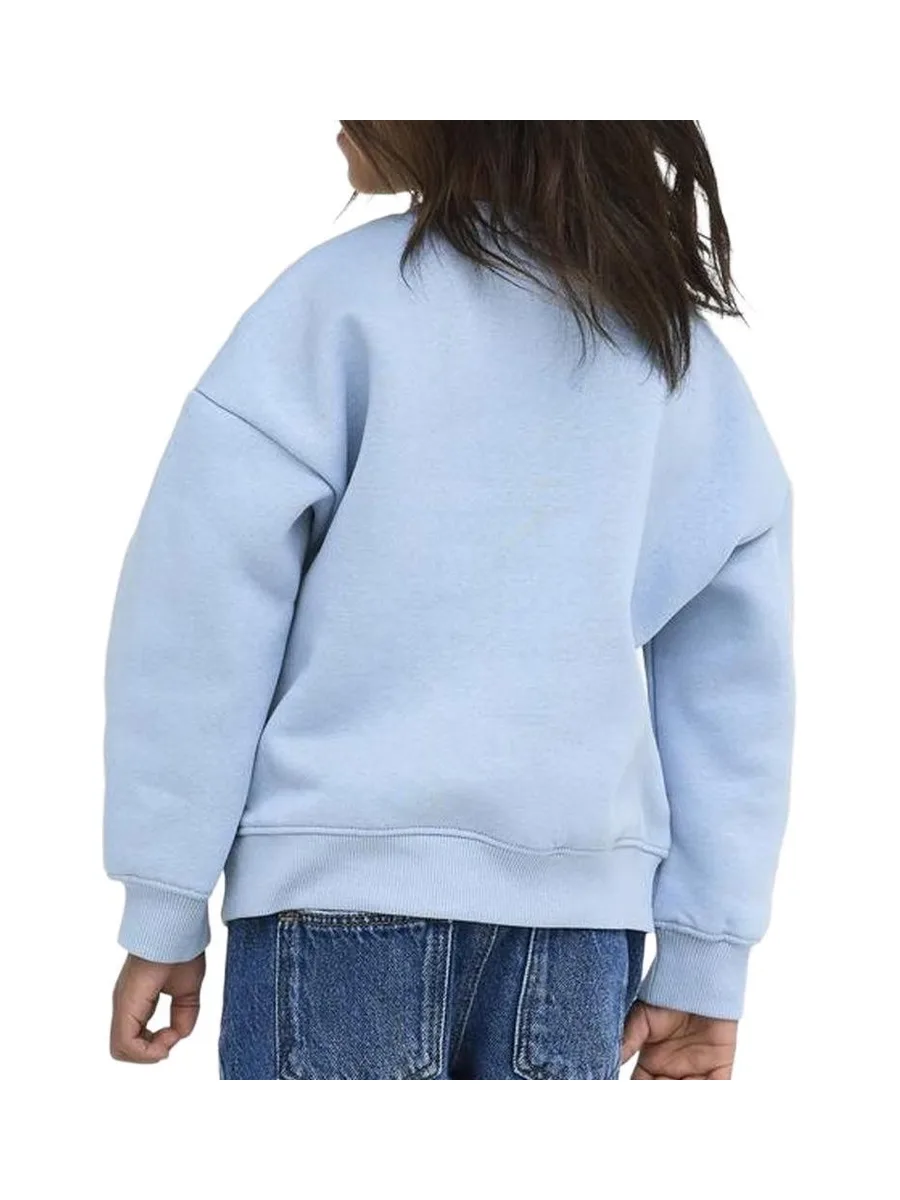 Sweat Bleu Fille Only Kmgsweat 3