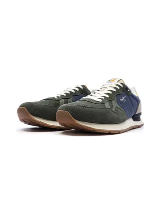 Baskets Vertes Homme Pepe jeans Brit Prints 6