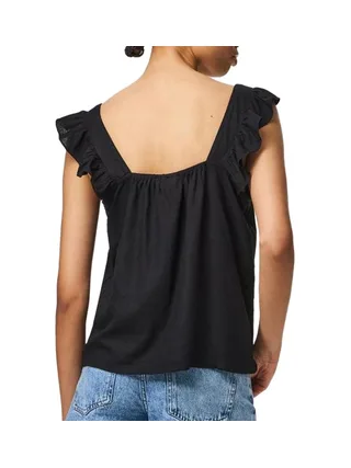 Débardeur Noir Femme Pieces Pia 2