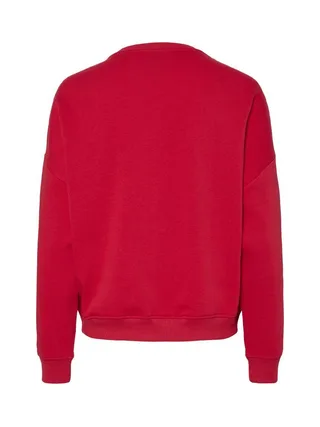 Sweat Rouge Femme Pieces Sasie 2