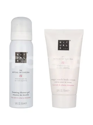 Rituals Sakura Mini Travel Set 120ml - Shower Gel 50ml/Body Cream 70ml 2