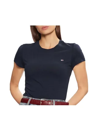T-shirt Marine Femme Tommy Hilfiger DW0DW20459 1