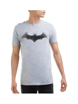 T-Shirt Gris Homme Dc Comics Bat Logo Mens 1