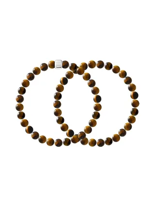 Ensemble de 2 Bracelets — Argent 925 Millièmes Rhodié — 18 cm 1