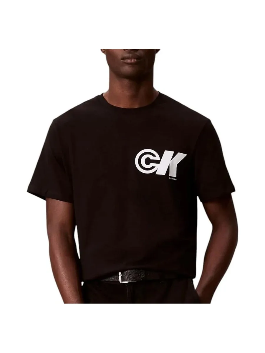 T-Shirt Noir Homme Calvin Klein Jeans 20s Ck Sport 2