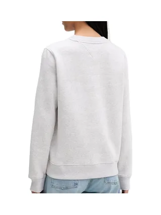 Sweat Gris Femme Tommy Hilfiger Flag Crew1 2