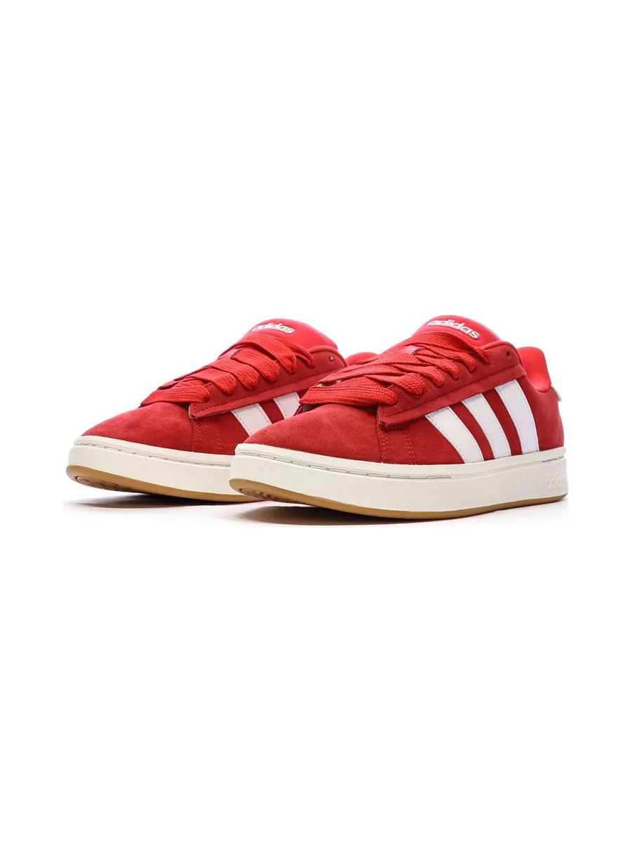 Baskets Rouges Femme Adidas Grand Court Alpha 7
