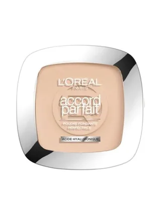 Poudre Fondante Perfectrice Accord Parfait L'Oréal Paris 3D/3W Beige Dorée 1