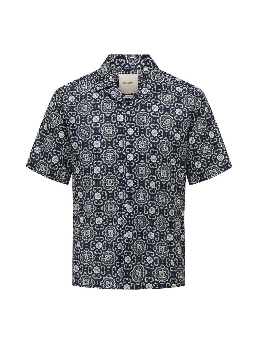 Chemise Marine/Bleu Homme Only & Sons Onscaiden Fit 2