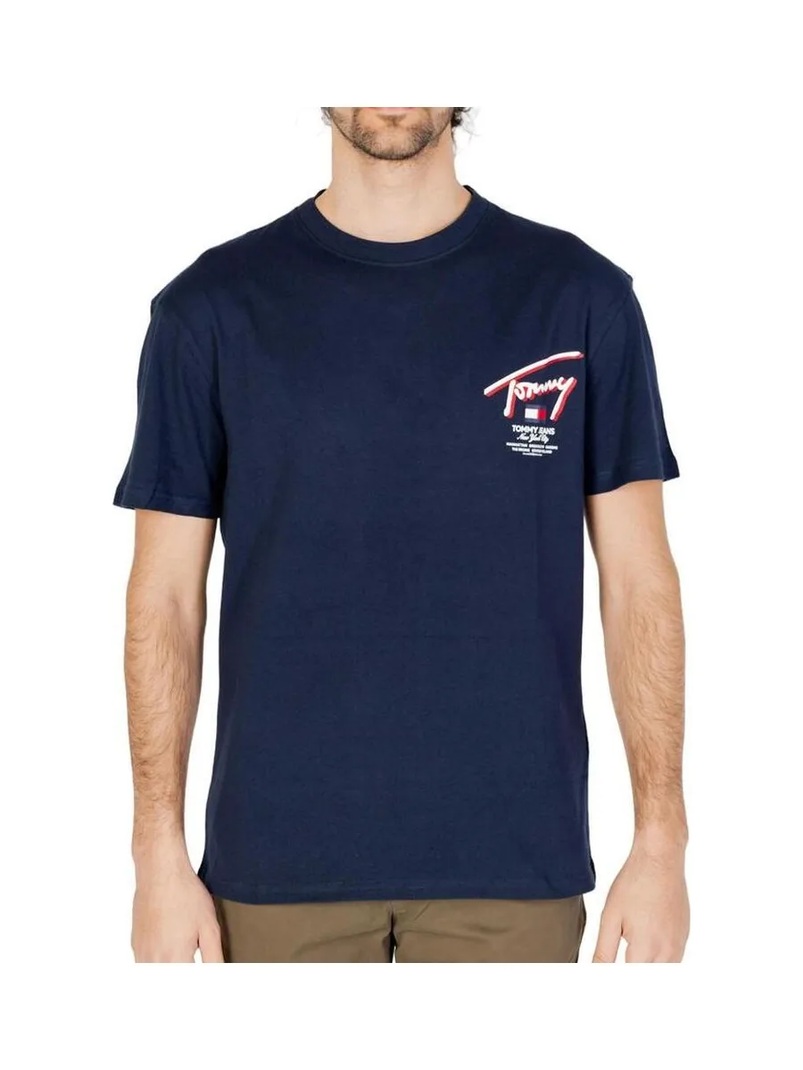 T-shirt Marine Homme Tommy Hilfiger DM0DM18574 2