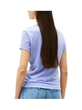 T-Shirt Mauve Femme Tommy Hilfiger Logo 2