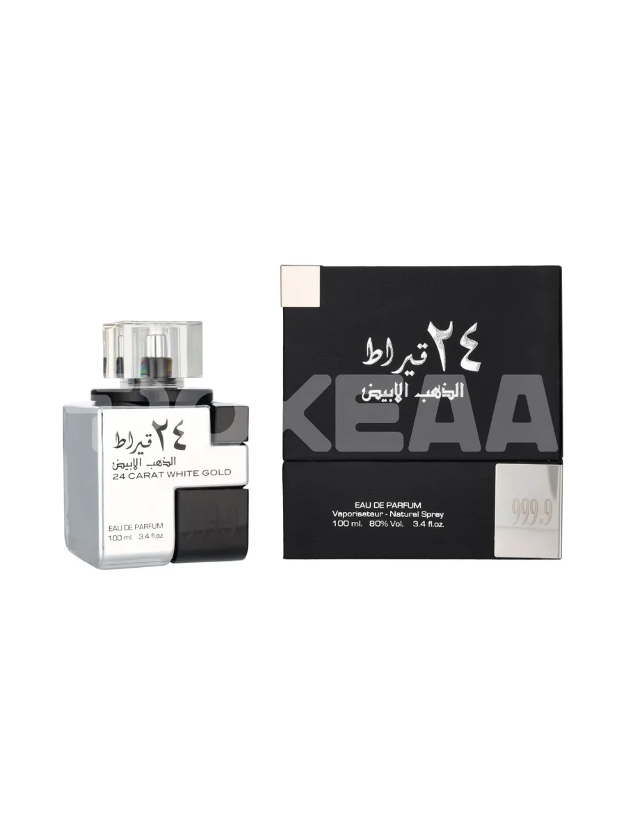 Lattafa 24 Carat White Gold Edp Spray 100ml 1