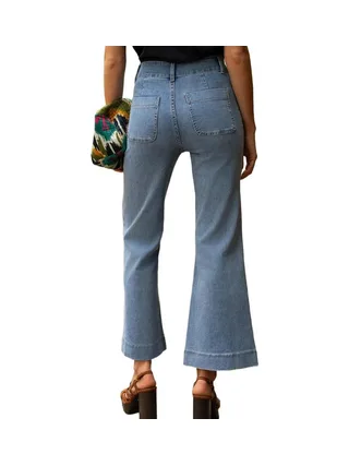 Jean flare Bleu Femme Oraije Elenette 2