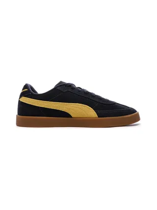 Baskets Marine/Jaune Homme Puma Club 2