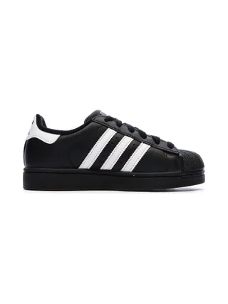 Baskets Noires Garçon/Fille Adidas Superstar 2