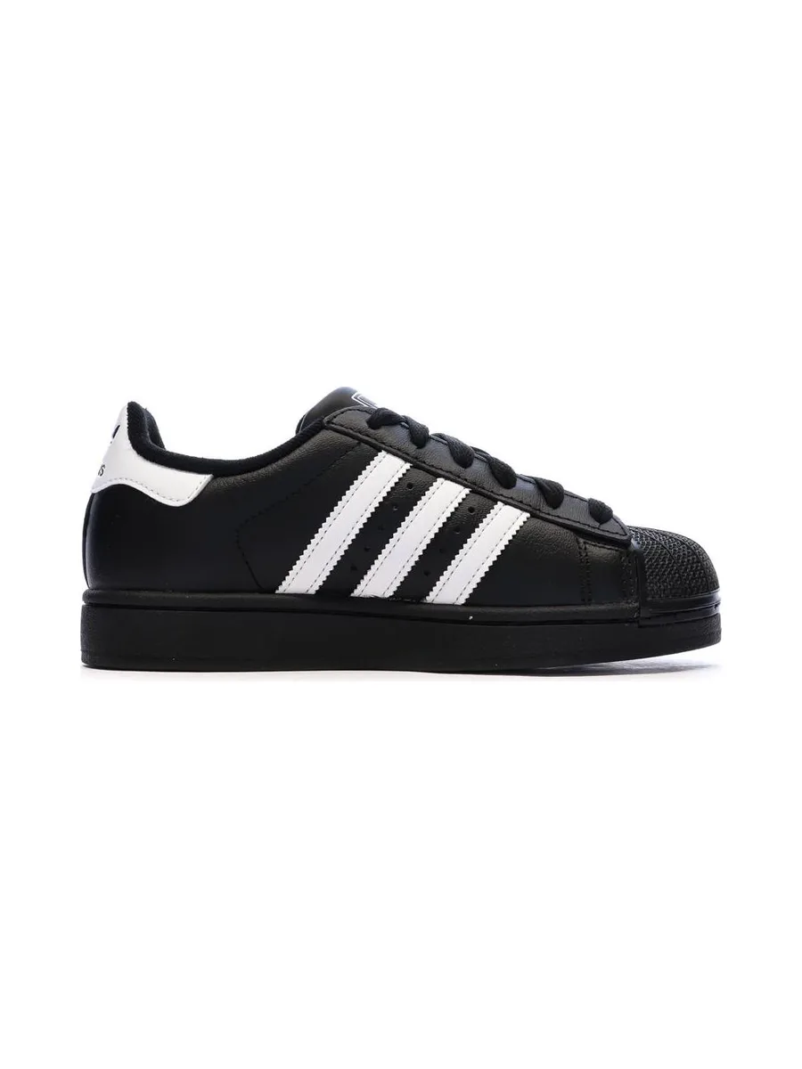 Baskets Noires Garçon/Fille Adidas Superstar 2