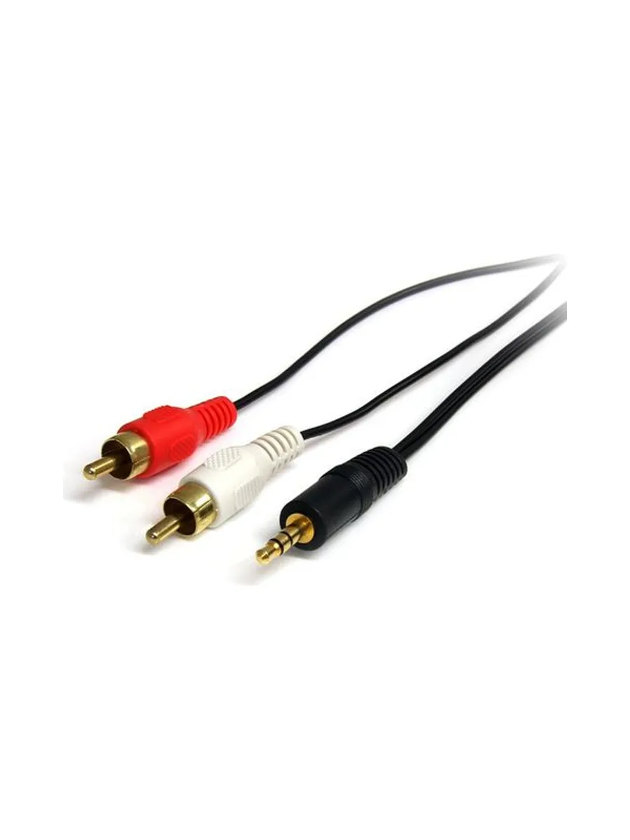 3 ft Stereo Audio Cable 3.5mm to 2x RCA 1