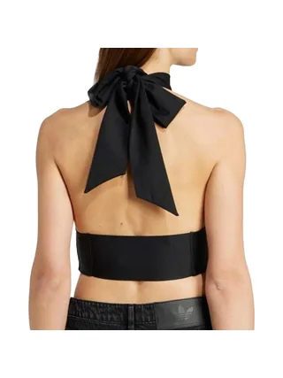 Débardeur Noir Femme Adidas Halterneck 2