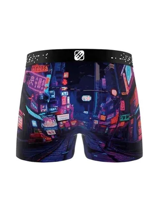 Boxer Noir/Violet Homme Freegun Craft 2