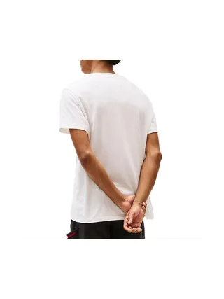 T-shirt Ecru Homme Tommy Hilfiger Slim Linear YBL 2