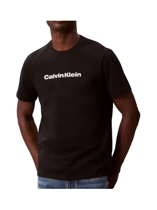 T-Shirt Noir Homme Calvin Klein Jeans 30s Eu Wholesale 1