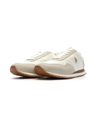 Baskets Blanches/Beiges Femme US Polo ASSN FS1 6