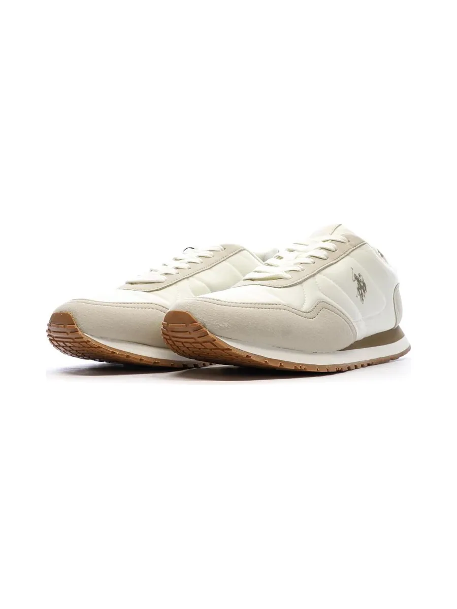 Baskets Blanches/Beiges Femme US Polo ASSN FS1 7
