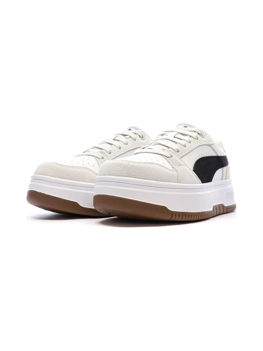 Baskets Blanches/Noires Femme Puma Rebound Low 7