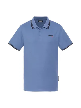 Polo Bleu Homme Schott PSWILL2 1