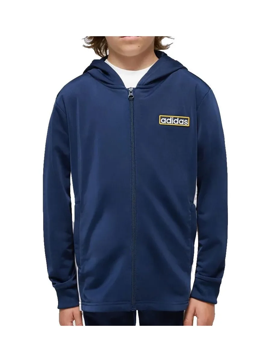Sweat Zippé Marine Garçon Adidas Hoodie 2