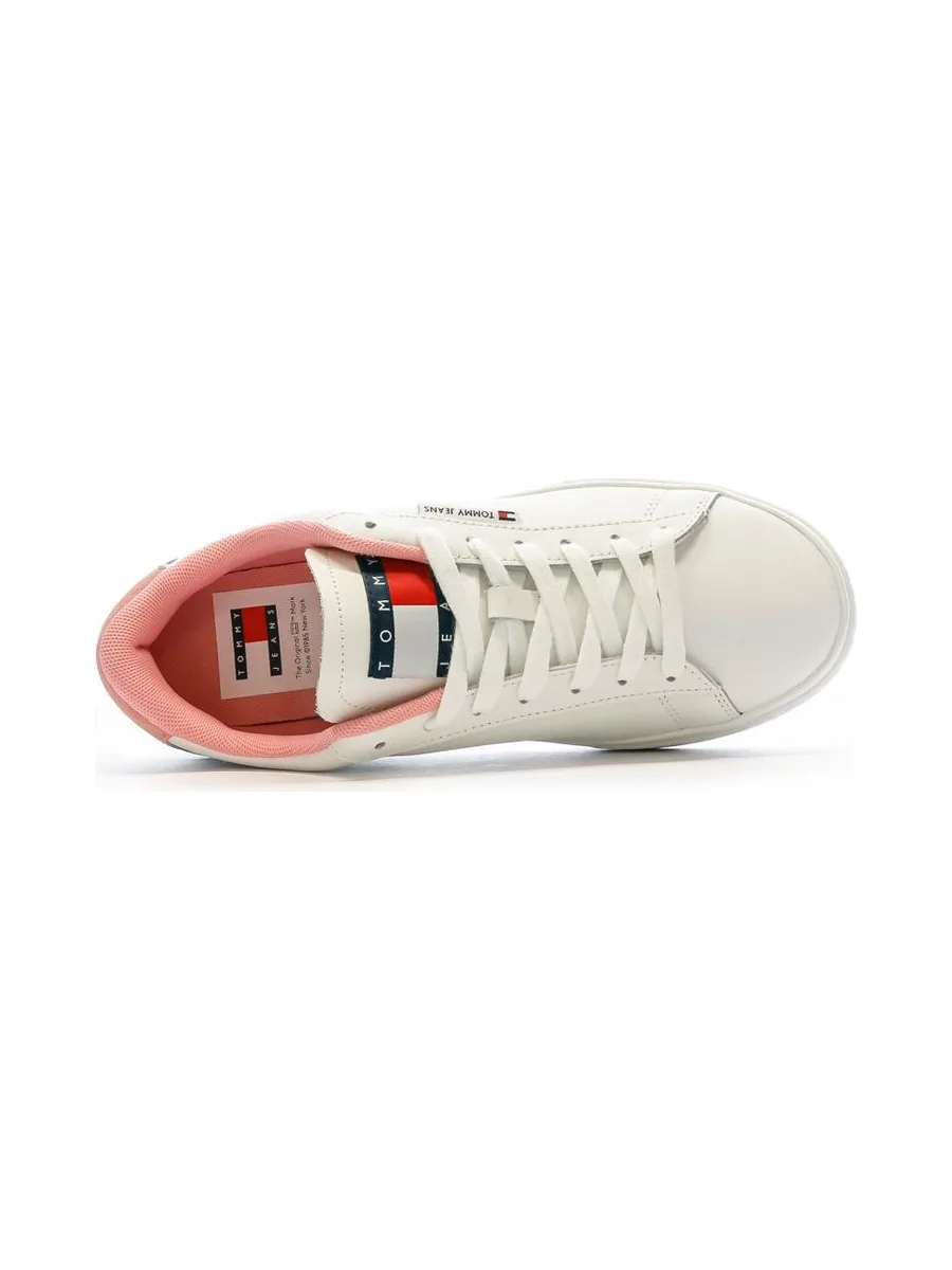 Baskets Blanches Femme Tommy Hilfiger Cupsole Sneaker 5