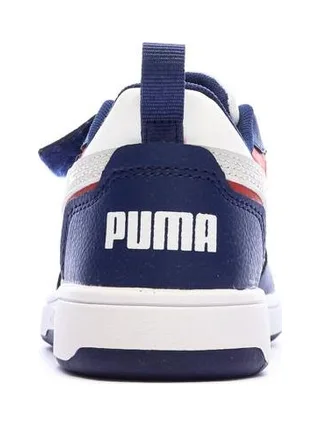 Baskets Bleu/Blanc/Rouge Garçon Puma Rebound 3