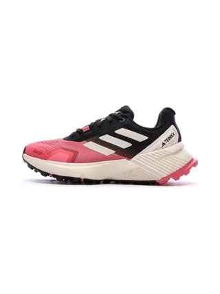 Chaussures de running Noires/Roses Femme Adidas Terrex 1