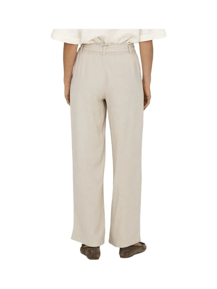 Pantalon en lin Beige Femme JDY Say 3