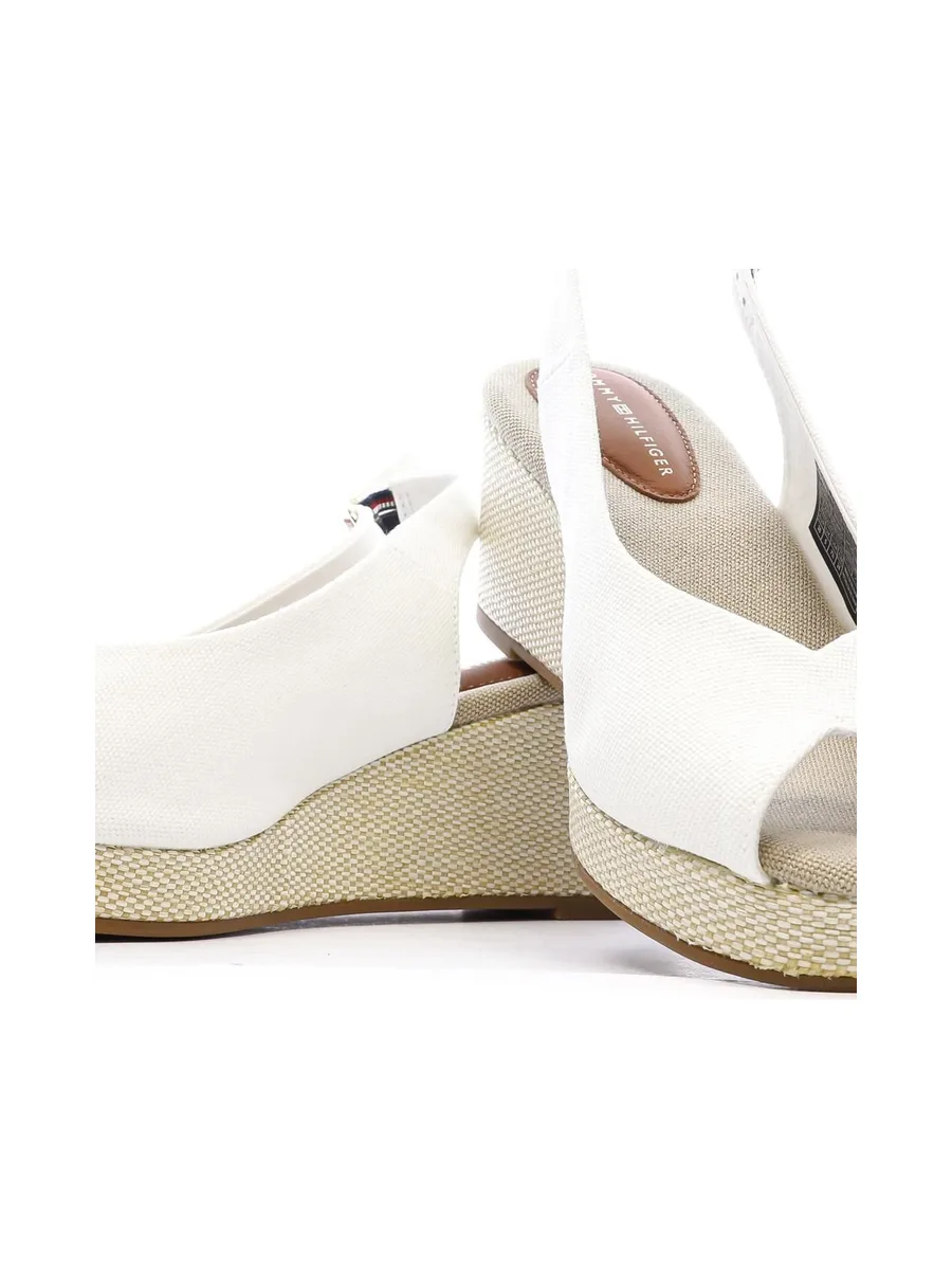 Sandales Blanches Femme Tommy Hilfiger Flag 8