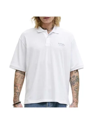 Polo Blanc Homme Jack & Jones Archive Graphic Polo 1