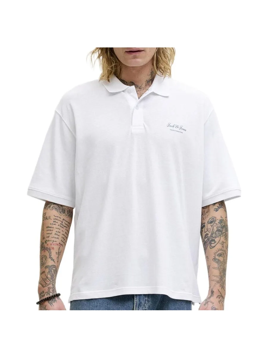 Polo Blanc Homme Jack & Jones Archive Graphic Polo 2