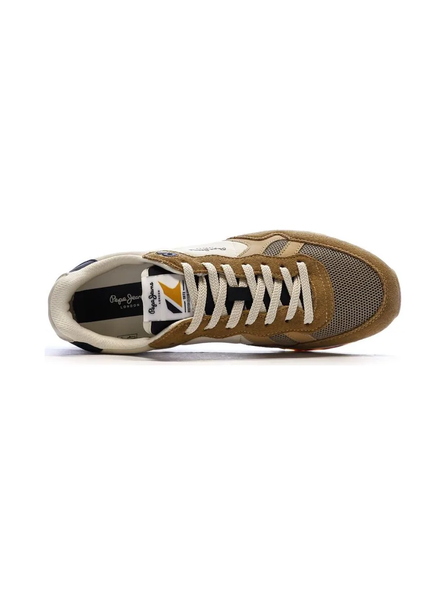 Baskets Noir/Camel Homme Pepe jeans Brit Prints 4
