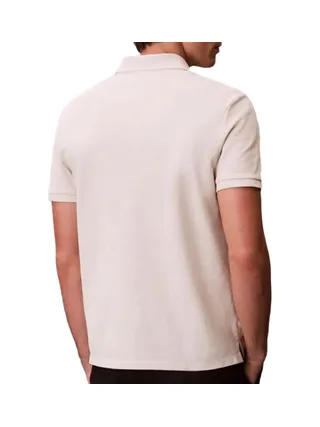 Polo Beige Homme Calvin Klein Jeans Ss Monogram Pique 2